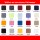 r-up Farbmappe für alle Spannbettlaken 230g/m², 200g/m², 160g/m² & 130g/m² 100% Baumwolle & Elasthan-Mix Farbmuster mit original Stoffen