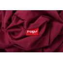 r-up Prima Spannbettlaken 180x200-200x220 bis 35cm Höhe bordeauxrot 97% Baumwolle / 3% Elasthan 160g/m²