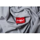 r-up Prima Spannbettlaken 200x220-220x240 bis 35cm Höhe silbergrau 97% Baumwolle / 3% Elasthan 160g/m²