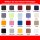 r-up Beste Spannbettlaken 120x200-130x220 bis 35cm Höhe orange  95% Baumwolle / 5% Elastan 230g/m²